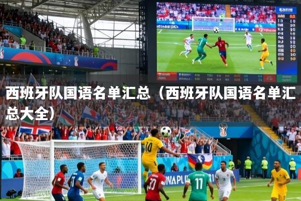 西班牙队国语名单汇总（西班牙队国语名单汇总大全）